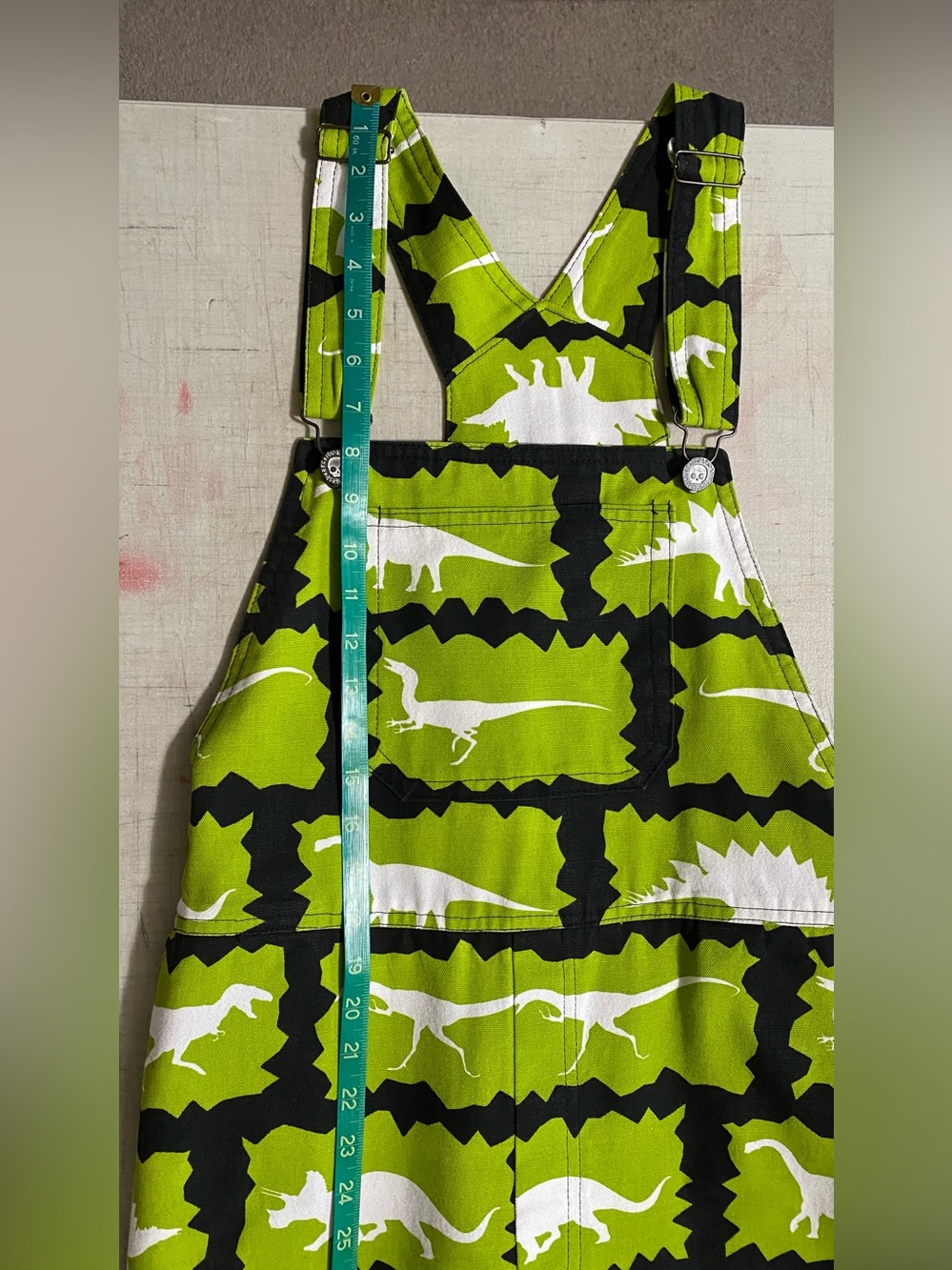 Dinosaur overalls, homemade - Picture 11 of 13